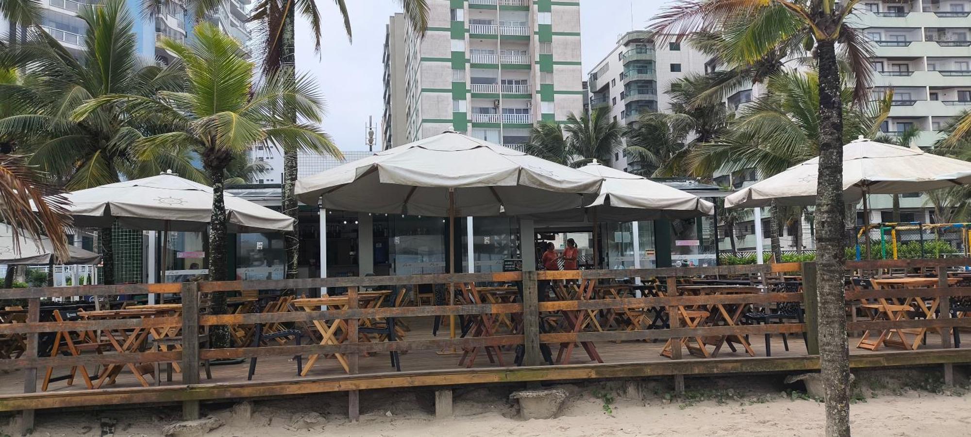 Apartamento Flat with the sea view Praia Grande  Exterior foto